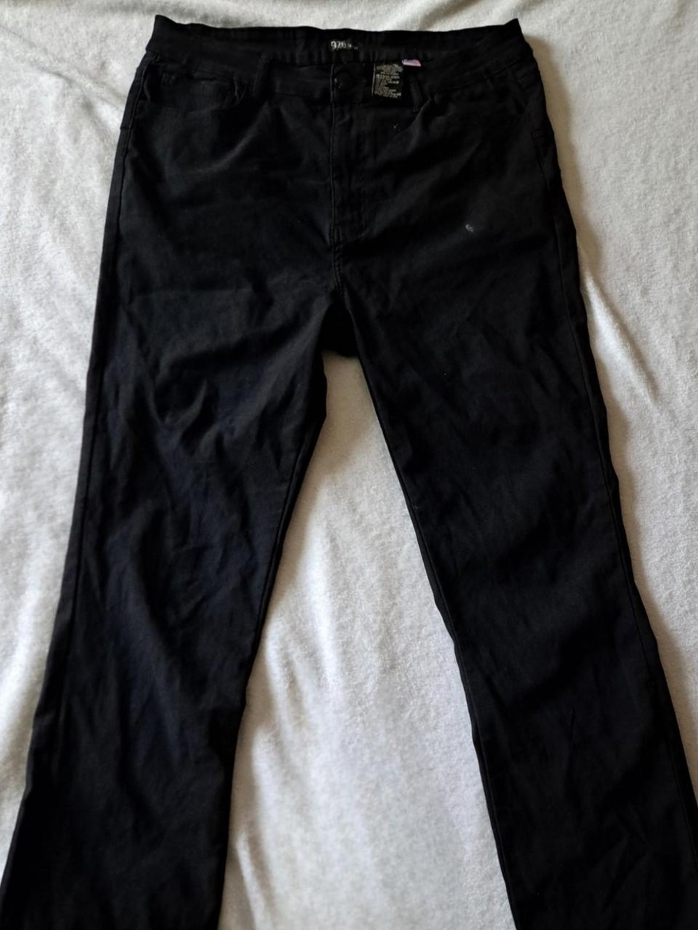 black midrise pants straight leg fit 926jeans